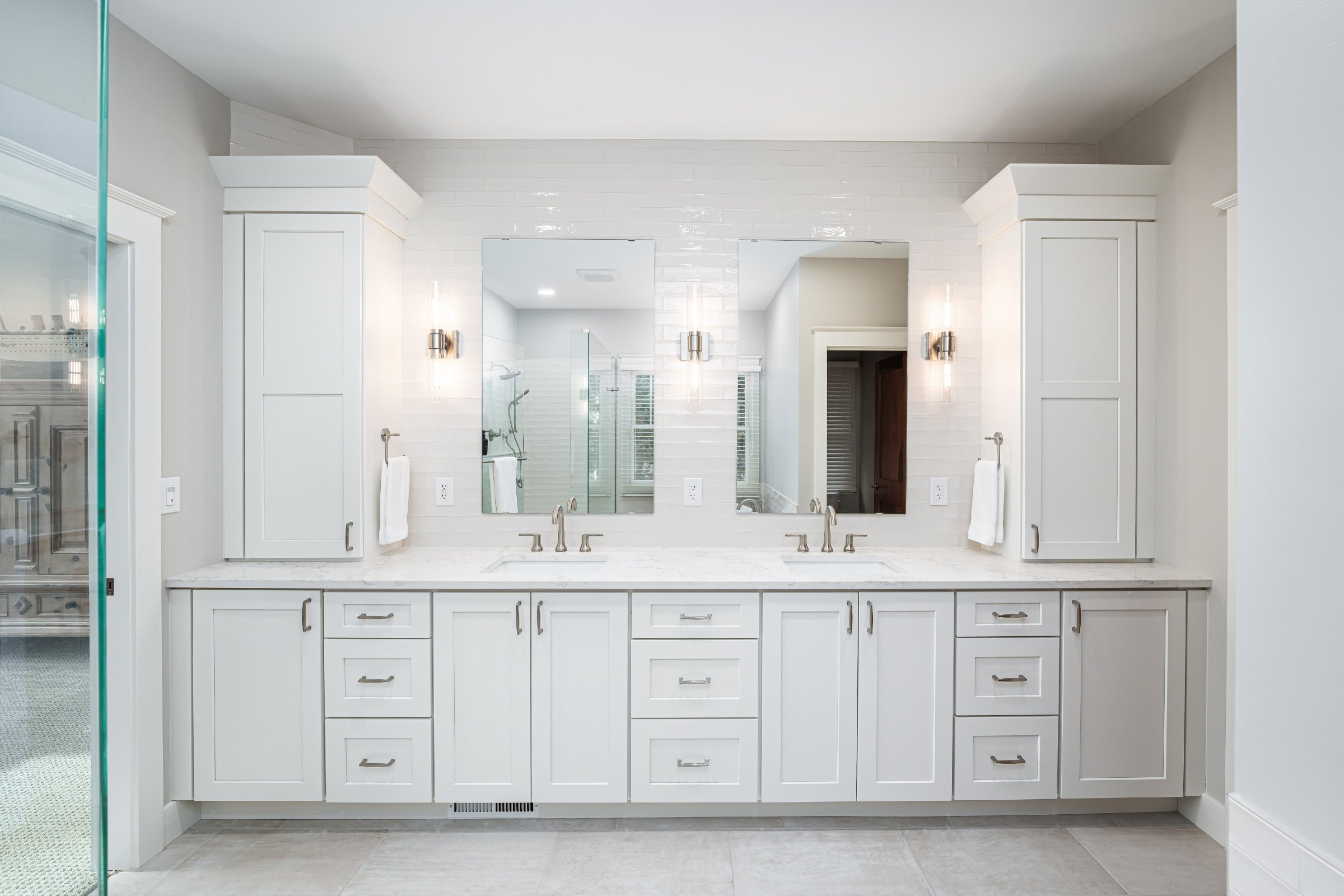 Classic Retreat bathroom — wide-angle view of completed remodel