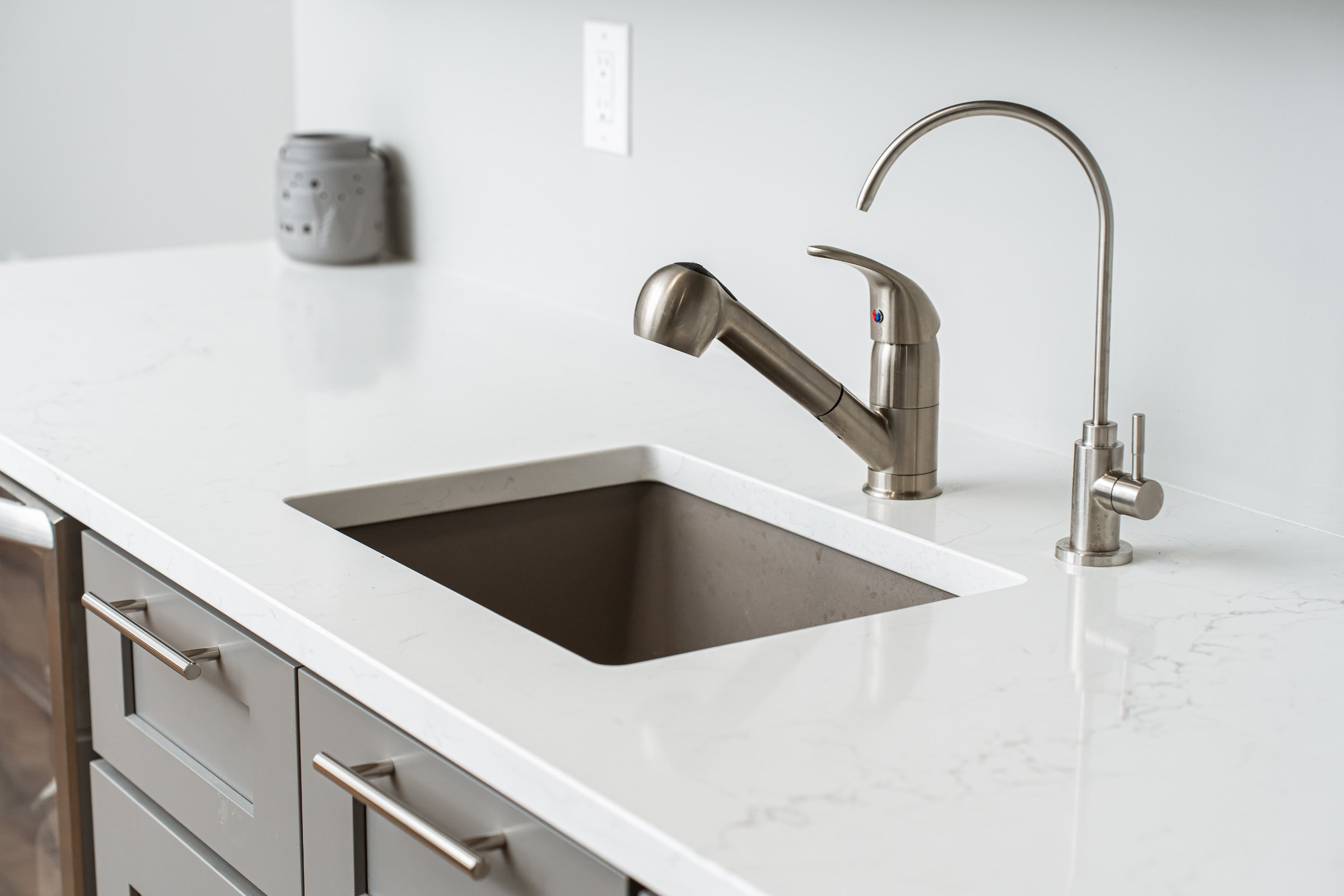 Recessed lighting and ceiling detail in finished basement