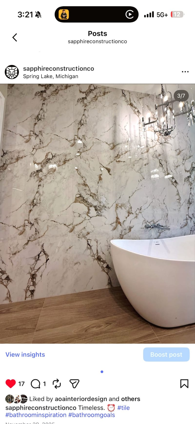 Herringbone tile installation detail — craftsmanship showcase